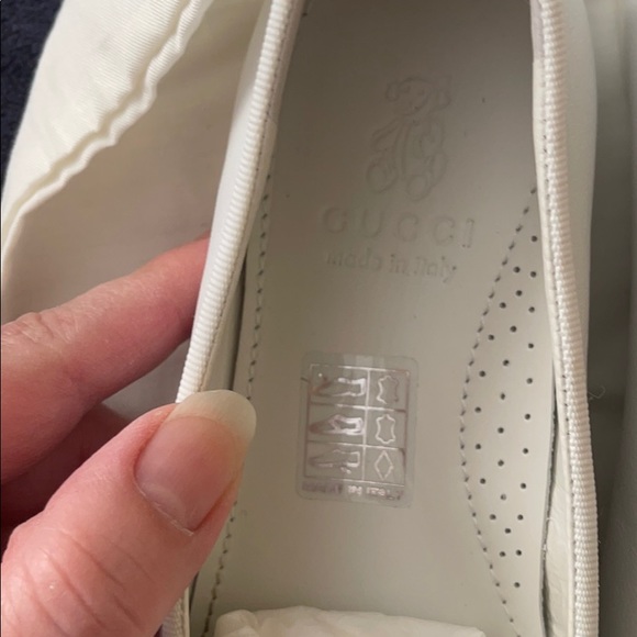 Gucci White Gomma Nappa Iris Sz 32 - Picture 10 of 14